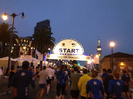 San Francisco Half Marathon Start Line