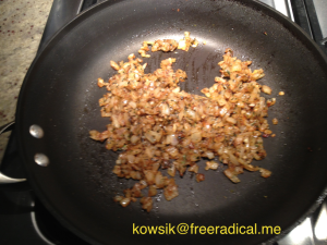 Pan Fried Onions with Spices