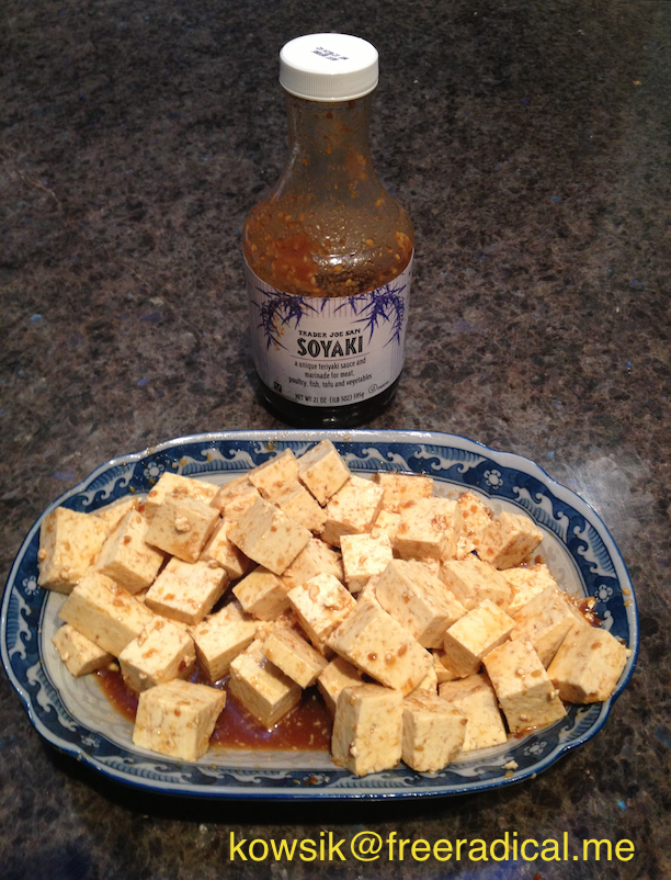 Soyaki Marinated Tofu Cubes