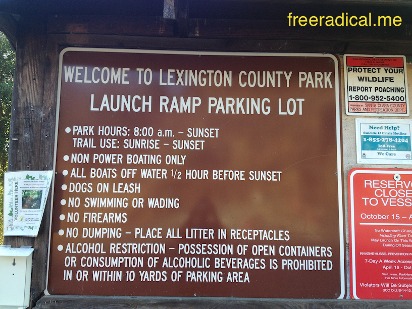 Lexington Launch Ramp Parking Lot