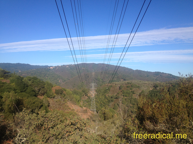 Power Lines Across Sierra Azul