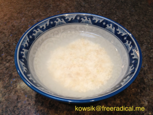 Recipe for Horchata - Soak Rice 