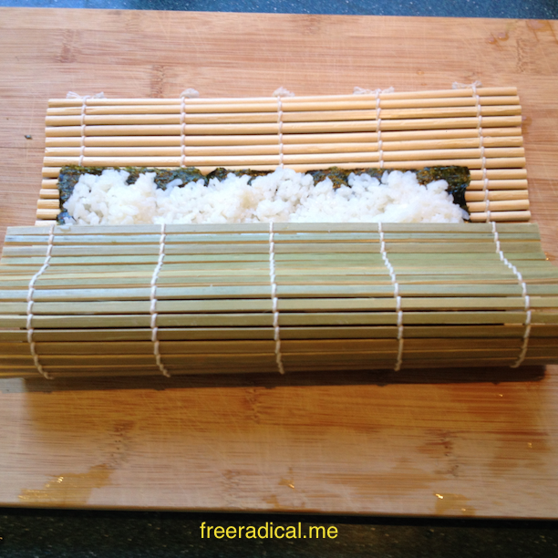 Sushi Rolls with Bamboo Mat